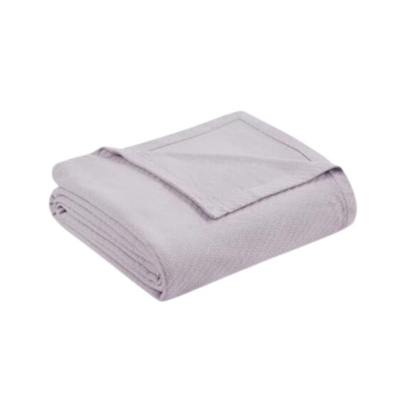 Madison Park Other - NWT Madison Park Cotton Comfort Blanket Breathable Lilac Purple Full / Queen